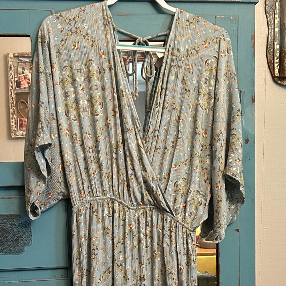 Honeyme curvy floral romance jumpsuit